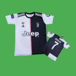 Men's Cristiano Ronaldo Black Juventus 2019/20 Home Authentic Player