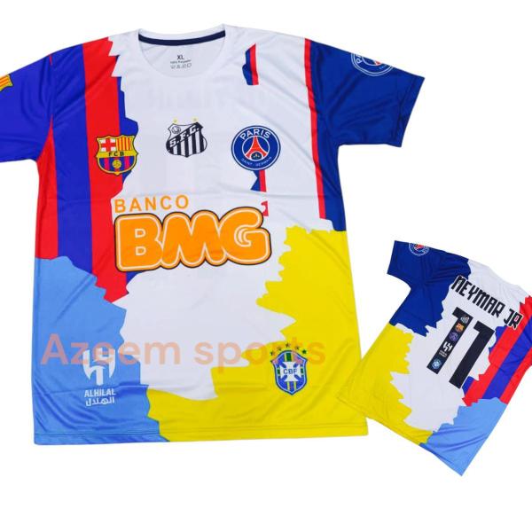 Neymar JR GOAT Limited Edition Jersey, Neymar Mix Club All Club Jersey