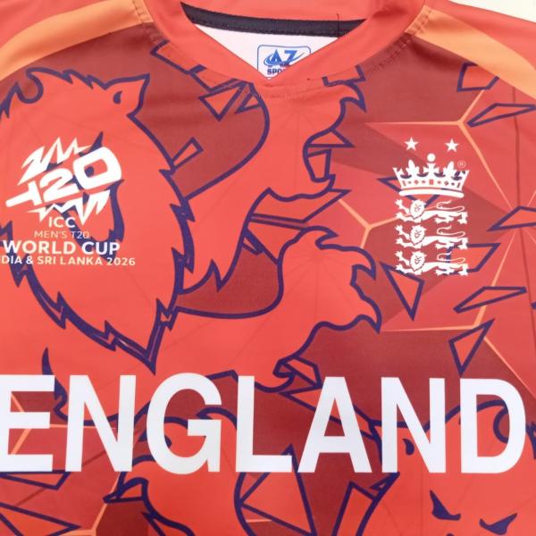 England T20 World Cup 2026 Jersey