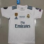 RONALDO 7 REAL MADRID FOOTBALL KIT  17/18 FOR KID WHITE